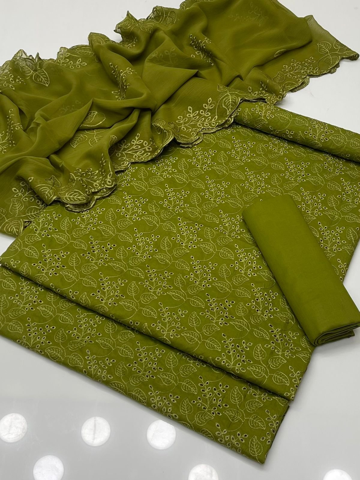 Lawn Computer chicken Kari Suit- Zinc - Image 5