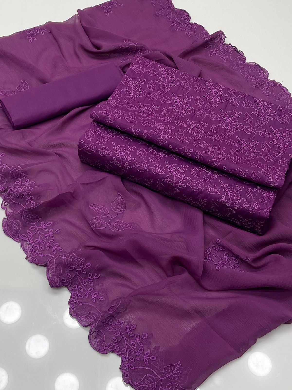 Lawn Computer chicken Kari Suit- Zinc - Image 6