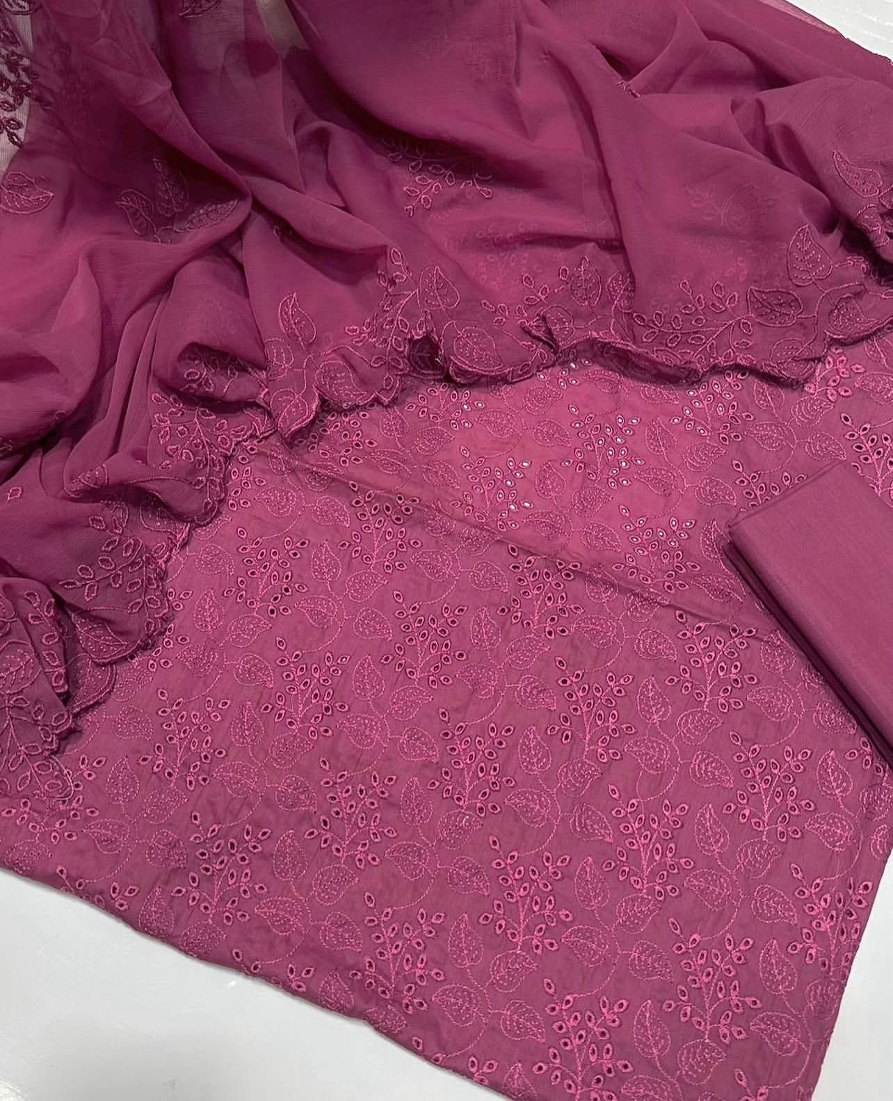 Lawn Computer chicken Kari Suit- Zinc - Image 8