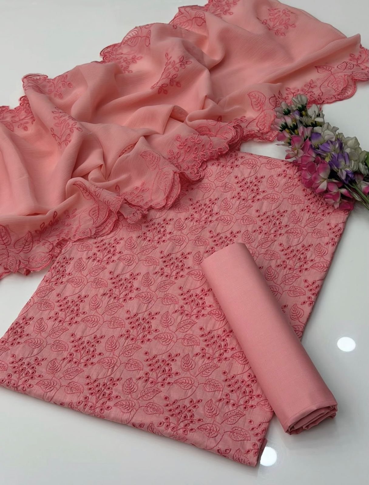 Lawn Computer chicken Kari Suit- Zinc - Image 12