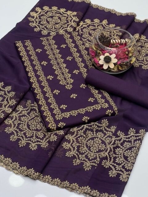 Embroidered Lawn 3-Piece Suit